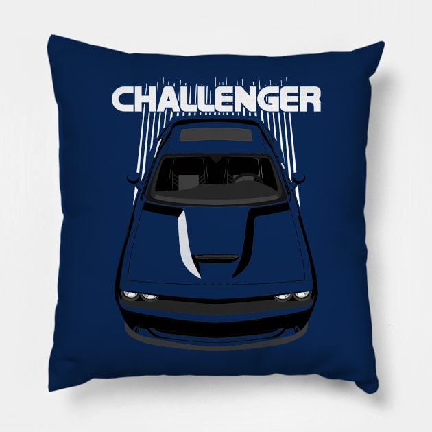 Challenger - Bright Transparent/Multi Color Pillow by V8social