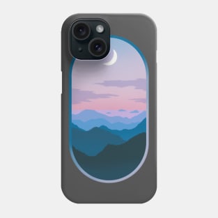 Mountains in Frame Phone Case