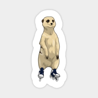 Meerkat Inline skating Roller skates Magnet