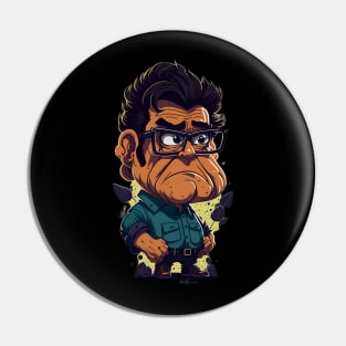 I Think You Should Leave Caricature Art Pin