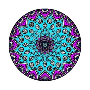 Turquoise mandala T-Shirt