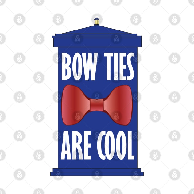 Bow Ties Are Cool - TARDIS - Doctor Who by SOwenDesign