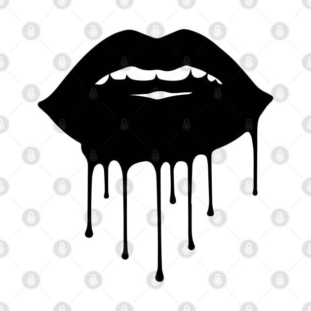 Dripping Lips by Teravitha