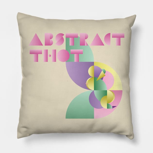 Abstract Thot Pillow by SequinFreud