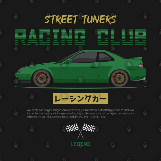 Tuner Green Prelude MK5 JDM by GoldenTuners