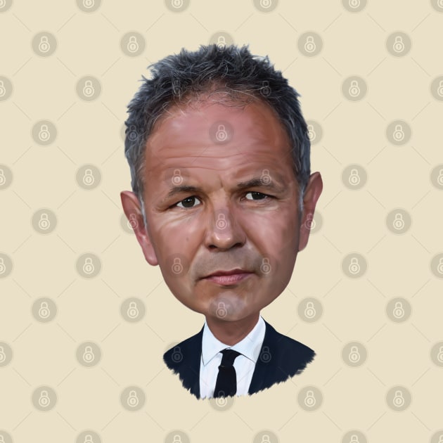 Caricature of Sinisa Mihajlovic by Ovibos