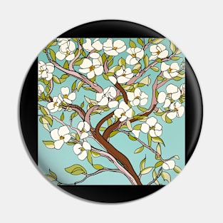 Dogwood drawing Pin