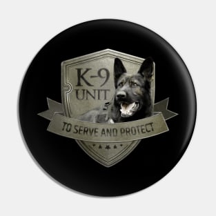 K-9 Unit  -Police  Unit- German Shepherd Pin