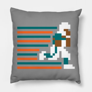 Tecmo Running Back - Miami (Throwbacks) Pillow