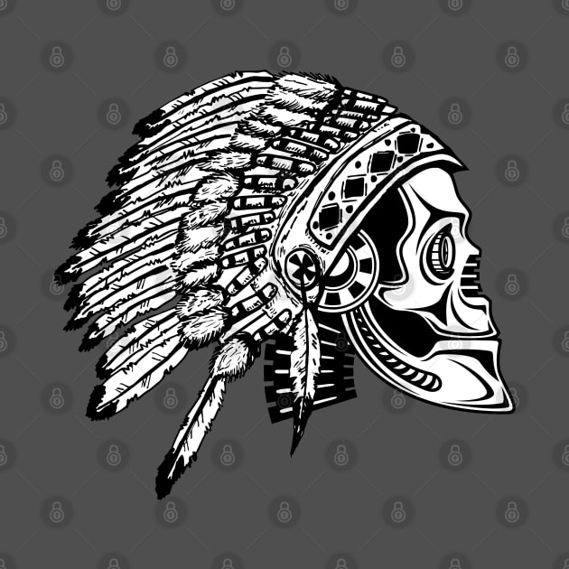 Robot Chief - Native American Indian Headdress by Barn Shirt USA