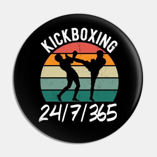 Kickboxing 24/7 Pin