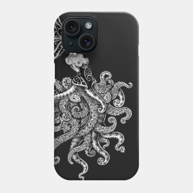 tentacle dress Phone Case by vasodelirium