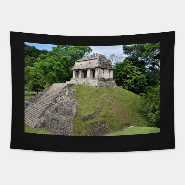 Mexique - Palenque, site Maya Tapestry by franck380