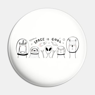 Space is Cool Pin