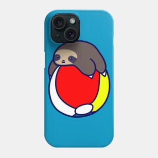 Beach Ball Sloth Phone Case