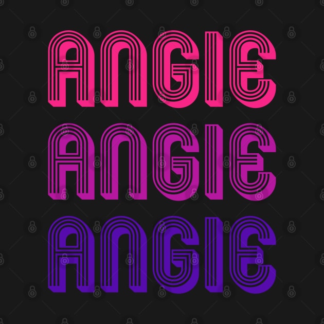 Angie - Retro Minimal Line Pattern by Fusti