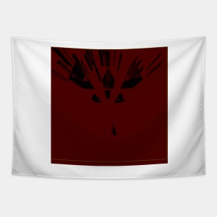 red angel triforce Tapestry