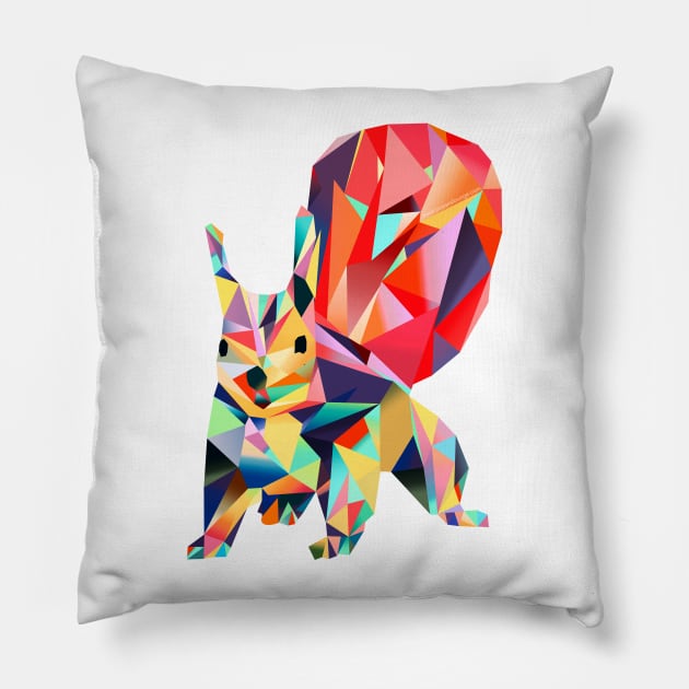 Elli Eichhorn Pillow by MissCoopersLounge