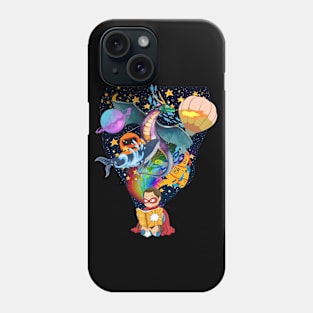 Adventure Awaits: Boy's Imaginative Journey Phone Case