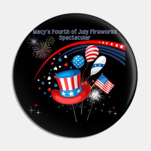 July Fireworks Celebration Pin