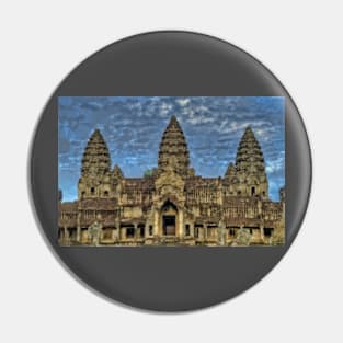 Low Poly Angkor Wat Pin