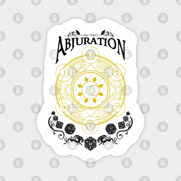 Abjuration - D&D Magic School Series Magnet by Milmino