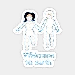 Welcome To Earth V4 Magnet