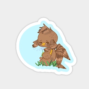 Sad bird Magnet