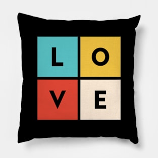 Square Of Love Pillow