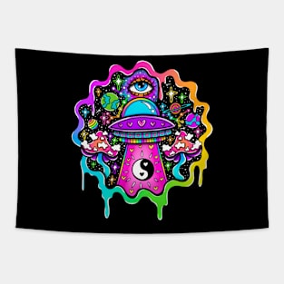 Ufo drip Tapestry