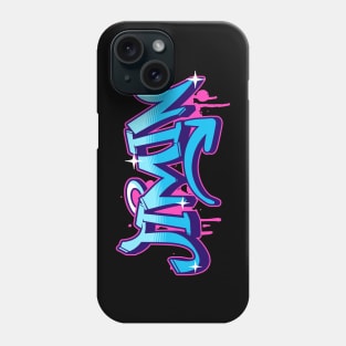 BTS Bangtan Park Jimin name graffiti typography army | Morcaworks Phone Case