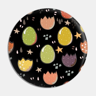 Egg Pattern Pin