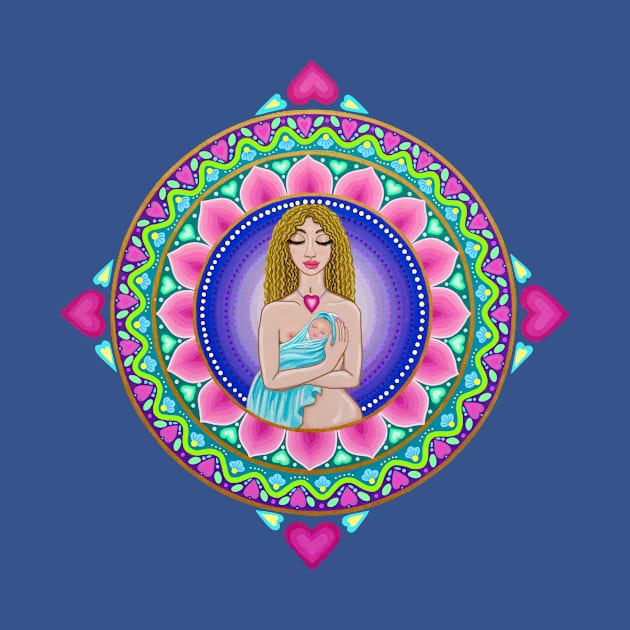 Mother and Child Mandala by SoozieWray