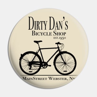 Dirty Dan's Bicycle Shop Pin