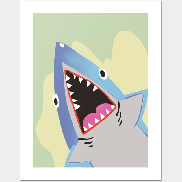 Shark Attack - Shark Attack Awesome Gift - Posters and Art Prints