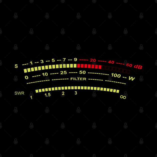 S Meter - dB high frequency field strength by amarth-drawing