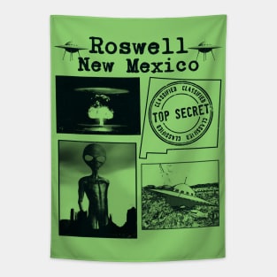 Roswell New Mexico Alien UFO Tapestry