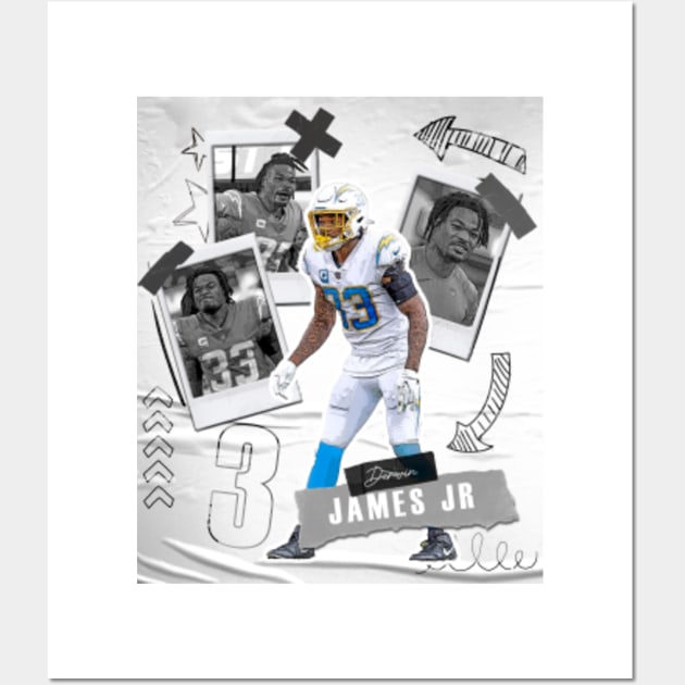 Derwin James Los Angeles Chargers Pixel Art 2 T-Shirt