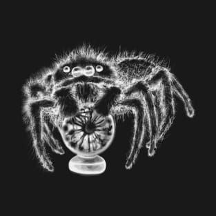 Bad Hair Day Spider (Dark) T-Shirt