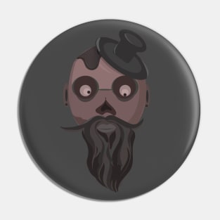 Magic mustache man Pin