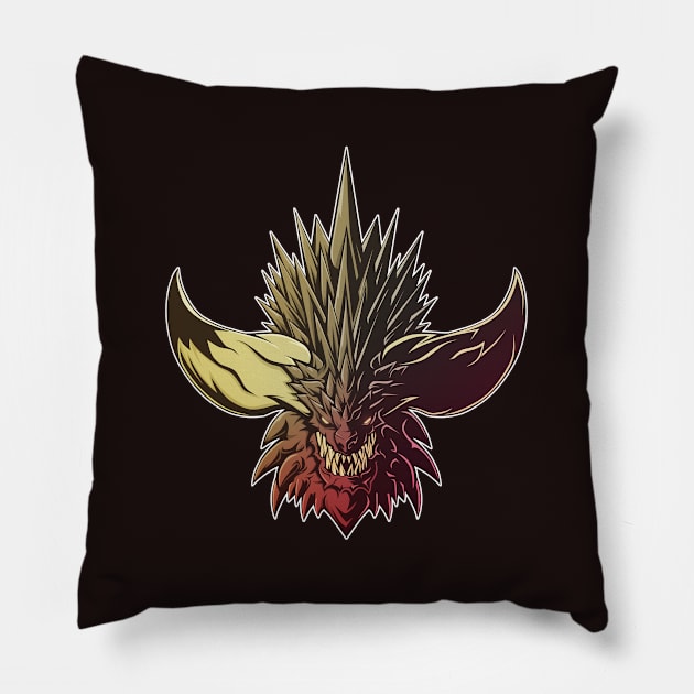 Porcupine Satan Pillow by LouFish