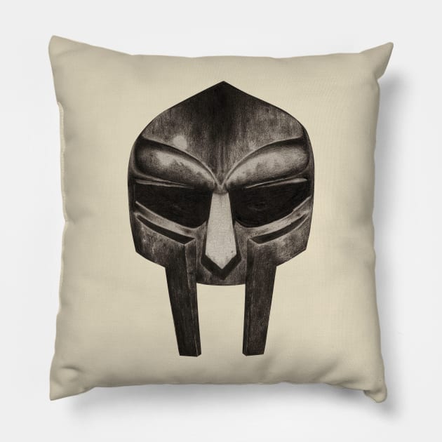 MF DOOM Hot Design Pillow by Psychocinematic Podcast