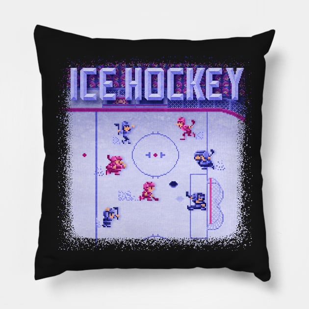 Hockey Ice Pillow by Kari Likelikes