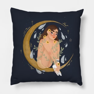 Moonlight Girl Pillow