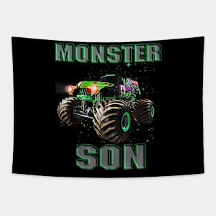 Monster Truck Son Monster Truck Are My Jam Truck Lovers Tapestry