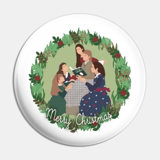 March Sisters Little Women Christmas Pin