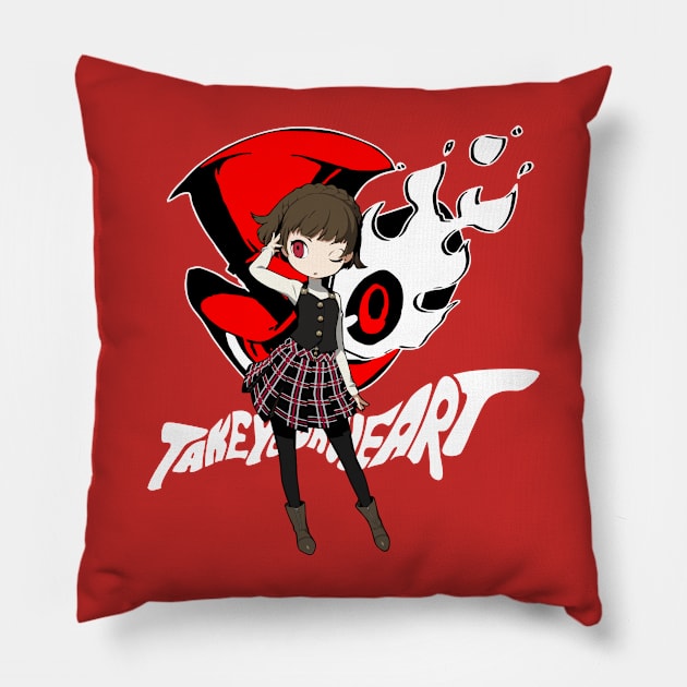 Chibi Makoto will take your heart Pillow by Borton