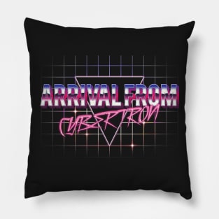 TF - Arrival From Cybertron (80s TEXT ONLY) Pillow