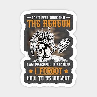 The Peaceful Viking Magnet