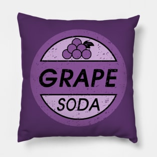 Grape Soda Badge Pillow